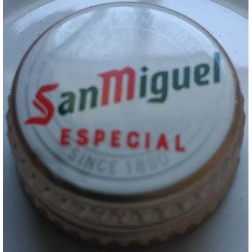 Espagne Capsule Aluminium  Visser Bire Cerveza San Miguel Especial