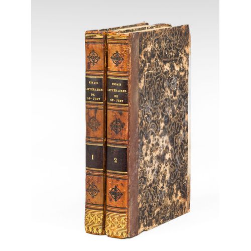 Essais Littraires De Saint-Just (2 Tomes, Complet)   
