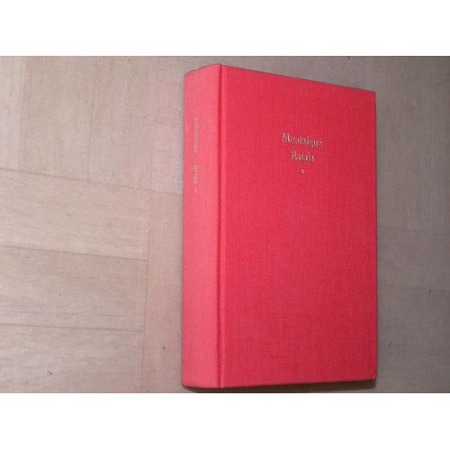Essais Tome I dition Prsente, tablie Et Annote Par Pierre Michel   de Michel de Montaigne  Format Poche 