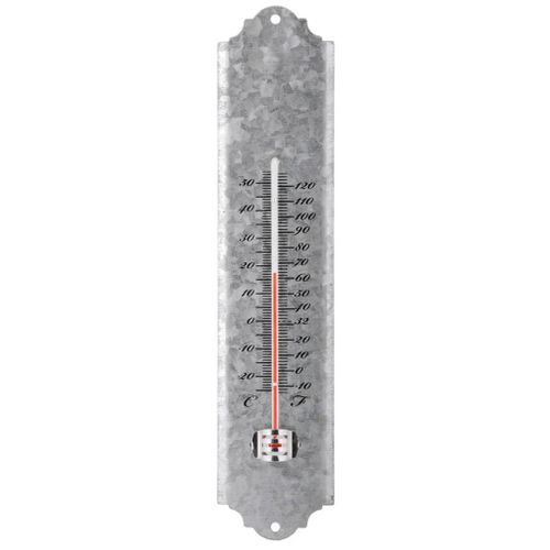Esschert Design Thermomtre Mural Zinc 30 Cm Oz10