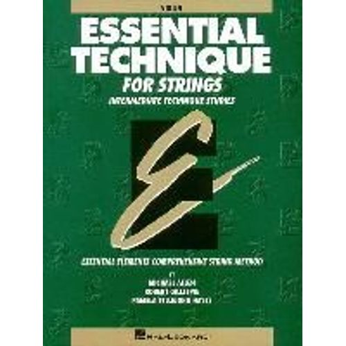 Essential Technique For Strings (Original Series)    Format Broch 