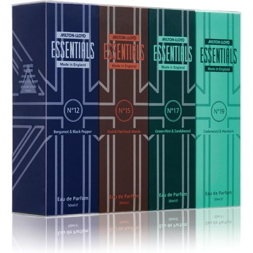 Essentials N 12,N 15,N 17 Et N 19 Parfums De Luxe Pour Hommes,Coffret De 4 X 50 Ml Eau De Parfum Pour Hommes,Coffret Cadeau Aftershave Pour Hommes,Parfum Pour Hommes