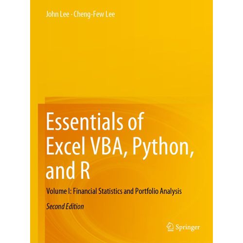 Essentials Of Excel Vba, Python, And R    Format Broch 