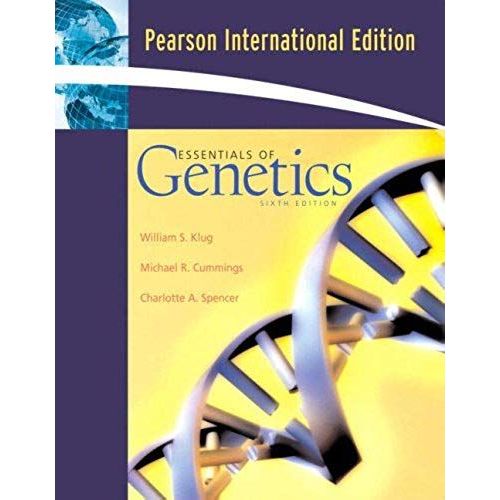 Essentials Of Genetics   de Charlotte Spencer  Format Broch 