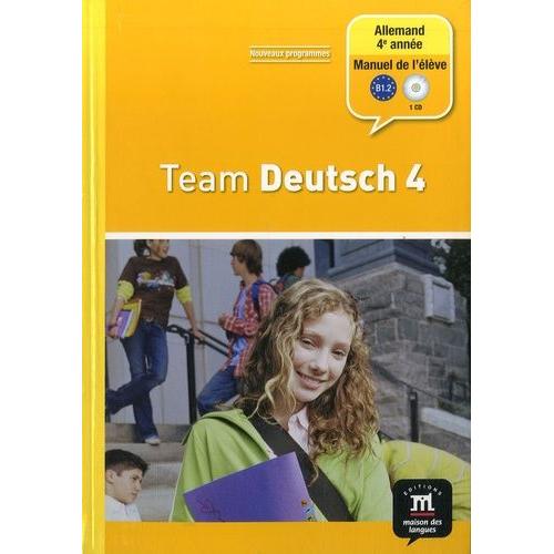 Allemand 4e Anne Palier 2 Team Deutsch 4 - (1 Cd Audio)    Format Broch 