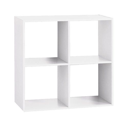 Etagre 4 Cases Mix - P. 32 Cm X H. 67,5 Cm - Blanc