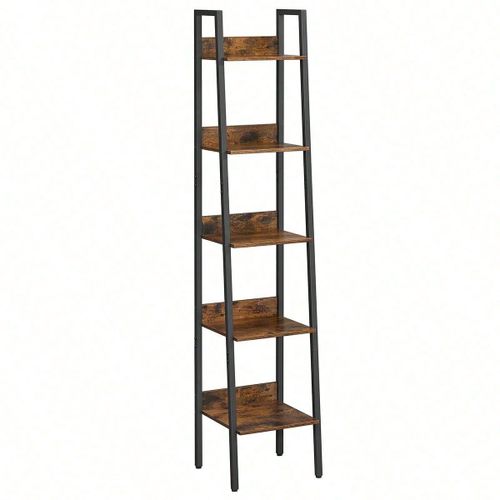 tagre chelle, Bibliothque  5 Niveaux, Meuble De Rangement Sur Pied, Facile  Assembler, Style Industriel