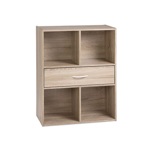 Etagre De Rangement 4 Casiers Avec Un Tiroir