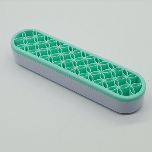 tagre Pour Pinceaux De Maquillage, Porte-Stylo  Ongles, Prsentoir, tui De Rangement En Silicone T1