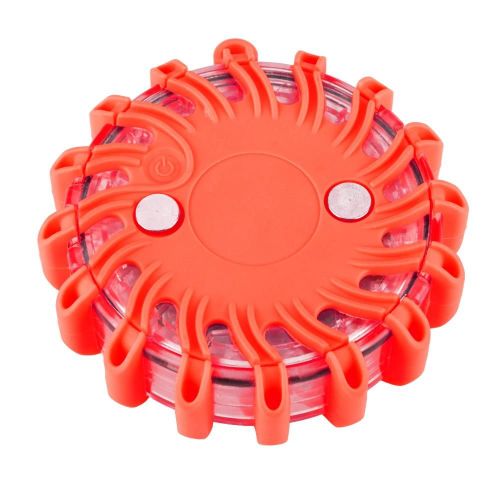 tanche 16 Led 9 Modles De Clignotement Avertissement De Scurit Routire Feu De Signalisation Feu De Circulation (Orange)
