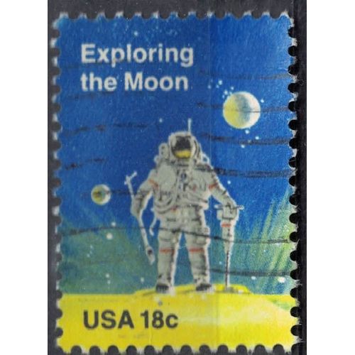 Etats Unis 1981 Oblitr Used Exploring The Moon Walk Exploration De La Lune Su