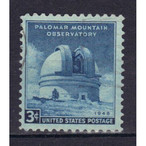Etats-Unis D'amerique 1948 : Mise En Service De L'observatoire Du Mont Palomar - Timbre 3 C. Bleu Sur Azur Oblitr
