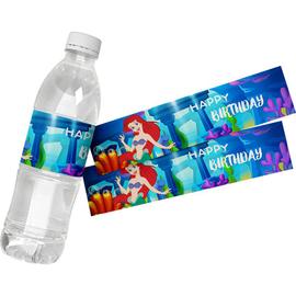 étiquettes pour bouteille eau Décoration papeterie personnalisée  anniversaire