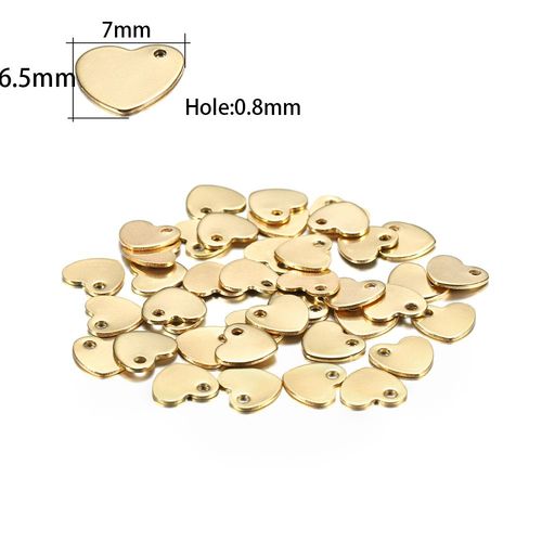 tiquette De Chien Ovale En Forme De CUr, Or Rose Pendentifs En Acier Inoxydable, 20 Pices, Vierge En Forme De Goutte D'eau, Pendentif Breloques Pour Fabrication Bijoux  Bricoler Soi Mme