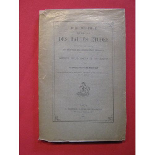 Etude Critique Sur Le Texte Latin De Sainte Genevive De Paris, Avec 2 Textes De Cette Vie   de Charles Kohler  Format Broch 