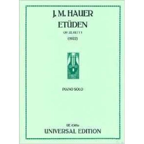 Etden Op. 22 Heft 1 (Piano Solo) (1922) 