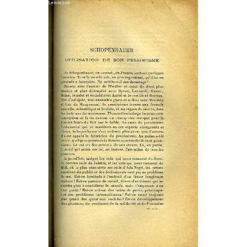 Etudes Tome 102 N 6 - Schopenhauer, Utilisation De Son Pessimisme Par Lucien Roure, Le Japon D Autrefois Par Jules Doiz, Les Plus Anciens Manuscrits Et Les Deux coles Grgoriennes, Pour Le(...)   de Collectif 