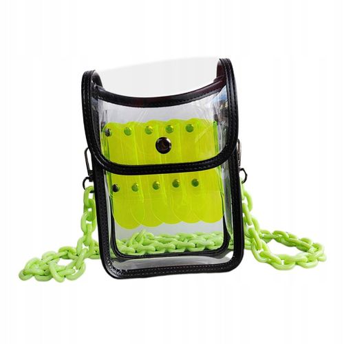 tui  Ciseaux En Pvc Transparent, 5 Poches Rglables, Vert