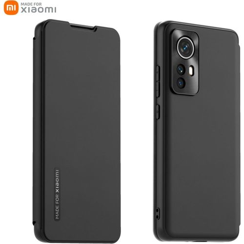 Modelabs Made For Xiaomi - tui  Rabat Pour Tlphone Portable - Mtal, Polyurthane, Polycarbonate, Polyurthanne Thermoplastique (Tpu) - Noir - Pour Xiaomi 12, 12x