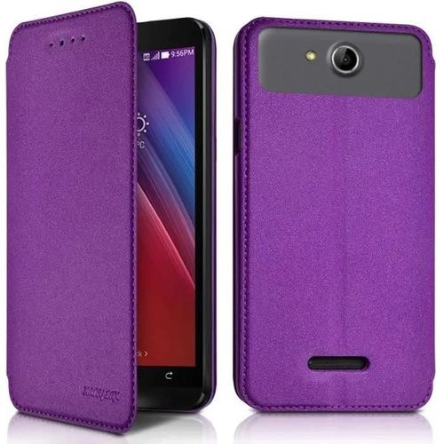 Etui  Rabat - Logicom - Le Wave - Couleur Violet - Mixte - Protection Contre Rayures