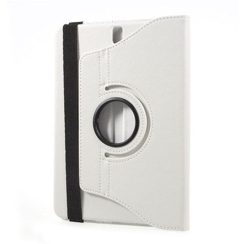 Etui Aspect Cuir Blanc Support Rotatif Samsung Galaxy Tab-S3 9,7 Pouces
