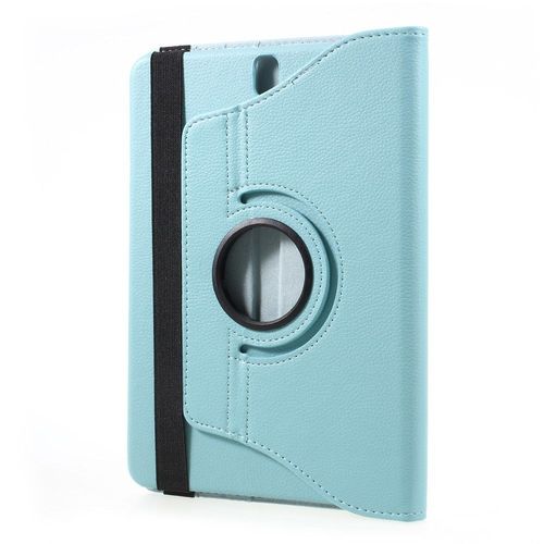 Etui Aspect Cuir Bleu Support Rotatif Samsung Galaxy Tab-S3 9,7 Pouces