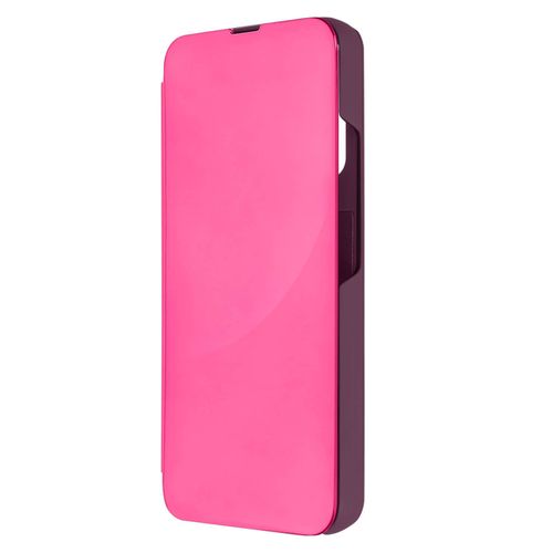 tui Clear View Pour Samsung Galaxy A34 5g Clapet Miroir Fonction Support Violet
