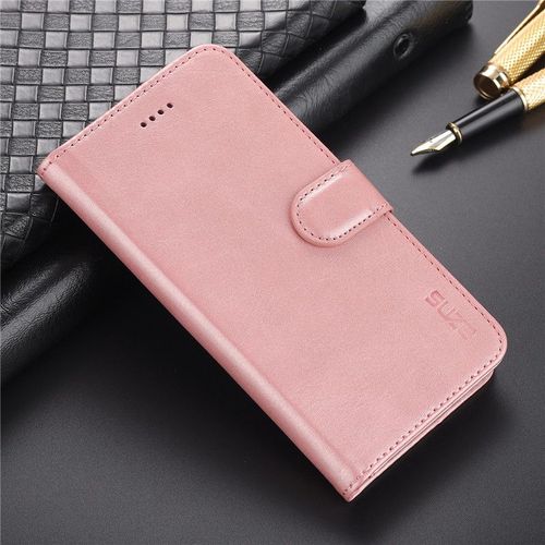 Etui Coque Pour Iphone 7/8 Plus Flip Type Matte Leather Case All-Inclusive Anti-Drop Case Mobile Phone Case, [Rose] Srie Aishang