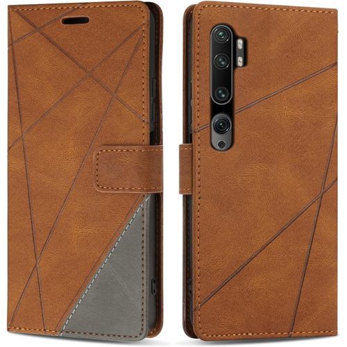 Etui Coque Pour Xiaomi Mi Note 10 Pro/Xiaomi Mi Note 10, Protection Housse En Cuir Pu Portefeuille Livre Pour Xiaomi Mi Note 10 Pro/Xiaomi Mi Note 10, Fonction Support, Marro[Php52505493]