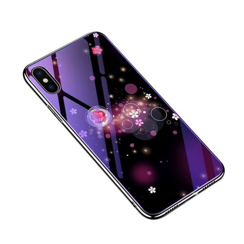 tui De Luxe Rsistant Aux Chocs Pour Iphone 11pro, Coque De Tlphone Portable, Verre  Lumire Bleue, Xmax, Placage Cratif, Protection Contre Les Chutes