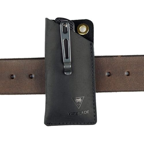 tui De Poche Edc En Cuir, tui En Cuir Edc Multi-Outils, Petit tui De Couteau Utilitaire En Cuir Pour Couteau  Coups De Pied/Herbes Renforc, Mini Couteau, Lampe De Poche