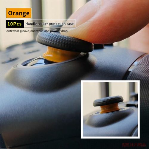 tui De Protection  Bascule Pour Manette De Jeu Xbox,Rog Ally,Steamdeck,Ps5,Switch,Joystick,Manette,Anneau En Silicone,Dterminer - Type Orange-10pcs