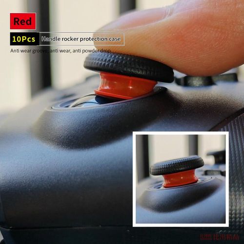 tui De Protection  Bascule Pour Manette De Jeu Xbox,Rog Ally,Steamdeck,Ps5,Switch,Joystick,Manette,Anneau En Silicone,Dterminer - Type Red-10pcs