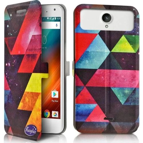 Etui De Protection Motif Mv17 (Ref.1-A) Pour Smartphone Logicom Le Wave