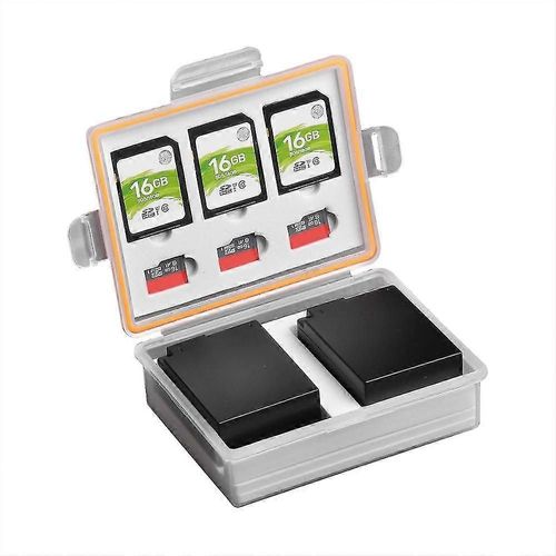 tui de rangement pour batterie d'appareil photo de haute qualit tui pour carte mmoire SD TF compatible avec la batterie d'appareil photo reflex numrique LP-E8 LP-E5 N
