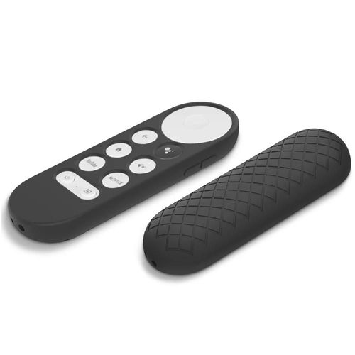 tui de tlcommande pour Google Chromecast Smart TV 2020. housse de protection en Silicone. Anti-chute. antidrapant. souple. pour tlcommande TV--Noir
