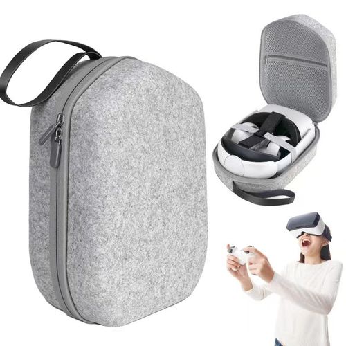 tui De Transport Pour Oculus Quest 2, Housse Tout-En-Un Vr Antichoc Botier Portable Avec Sangle Elite tui De Voyage, Bote De Transport Pour Virtual Reality Headset