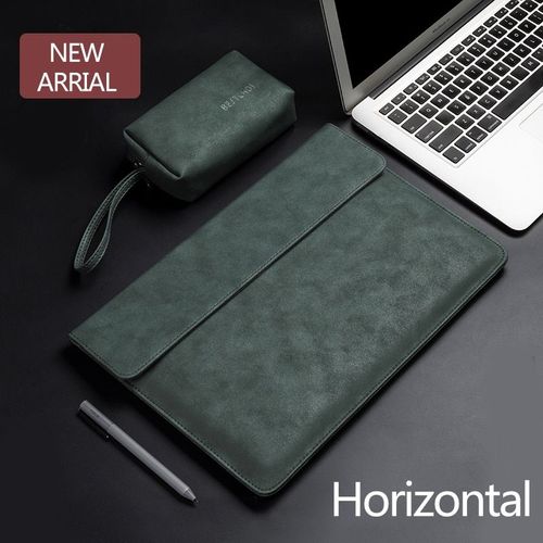 tui En Carbone Pour Thinkpad X1, Housse Pour Ordinateur Portable - For Thinkpad T490 T490s - Nouveau Jeu De Noir Vert