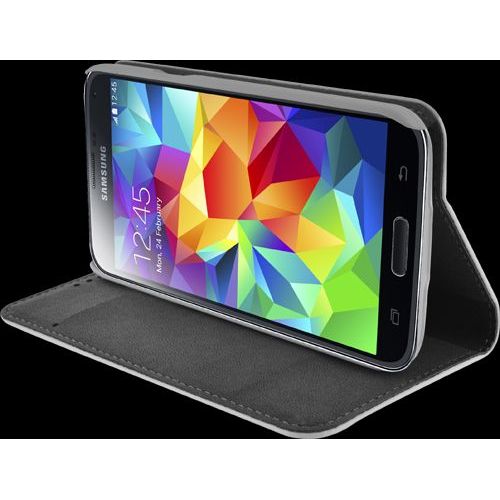 Etui Folio Blanc Pour Samsung Galaxy S5 Mini G800