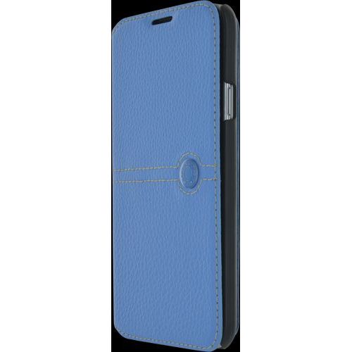 Etui Folio Faonnable En Cuir Grain Bleu Pour Samsung Galaxy S5 G900