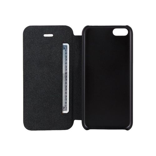 Swiss Charger Lasso Folio - tui  Rabat Pour Tlphone Portable - Polyurthane - Noir Pantone 6