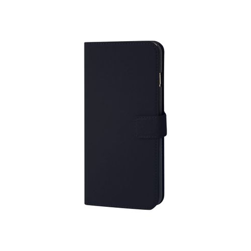 Muvit Wallet Folio - tui  Rabat Pour Tlphone Portable - Polycarbonate, Imitation Cuir - Noir