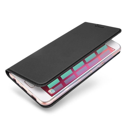Etui Folio Pour Galaxy A5-2017 Gris Avec Rabat Latral Et Fonction Stand