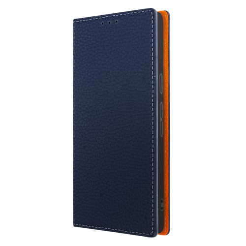 Etui Google Pixel 7 Portefeuille Design Cuir Textur Support Video Bleu Nuit