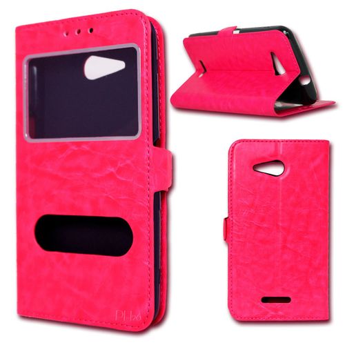 Etui Housse Coque Folio Rose Pour Archos C Titanium   By Ph26