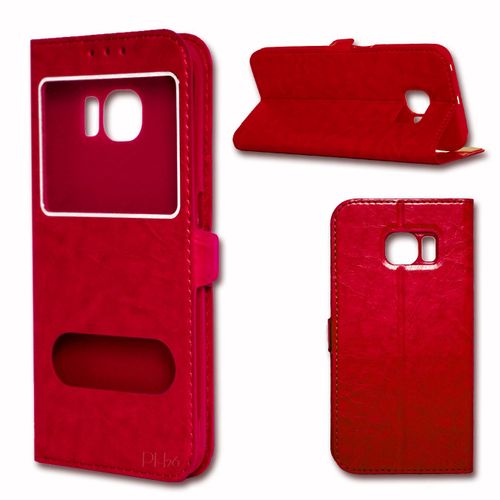 Etui Housse Coque Folio Rouge Pour Samsung Galaxy S3 By Ph26