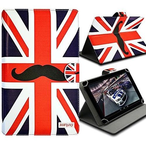 Etui Housse De Protection Et Support (Motif Kj22) Pour Tablette Tactile 7/8 Pouces Danew Dslide 807, Dslide 716, Logicom La Tab 74, Archos T80 Wifi, Samsung, Lenovo