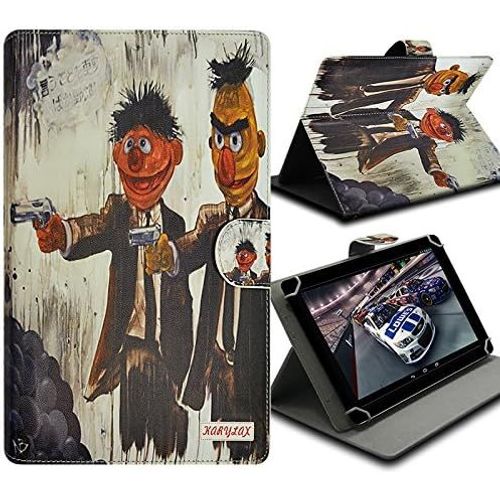 Etui Housse De Protection Et Support (Motif Za11) Pour Tablette Tactile 7/8 Pouces Danew Dslide 807, Dslide 716, Logicom La Tab 74, Archos T80 Wifi, Samsung, Lenovo