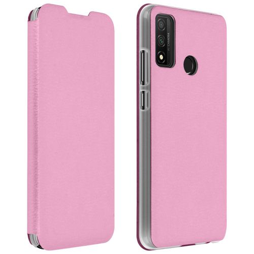 tui Huawei P Smart 2020 Portefeuille Clapet Porte-Carte Rose