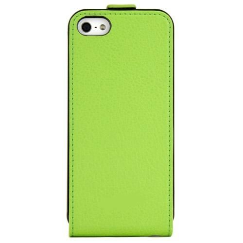 Etui Iphone 5  Clapet Vert